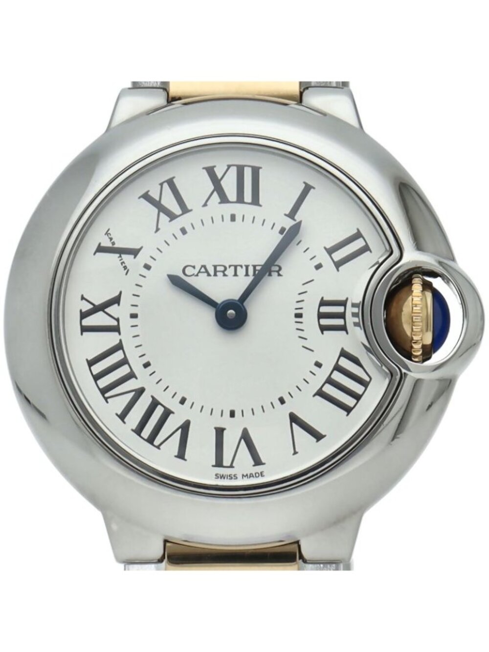 Cartier Ballon Bleu SM Watch 28 SS Silver